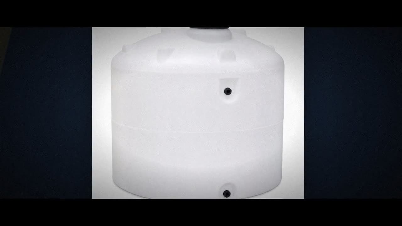 1200 Gallon Plastic Vertical Liquid Storage Tank video