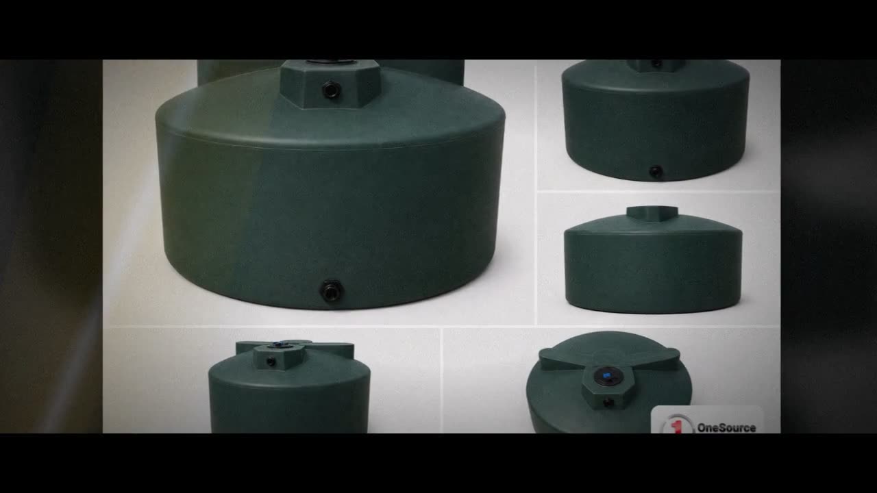 Norwesco 1075 Gallon Dark Green Vertical Water Storage Tank video