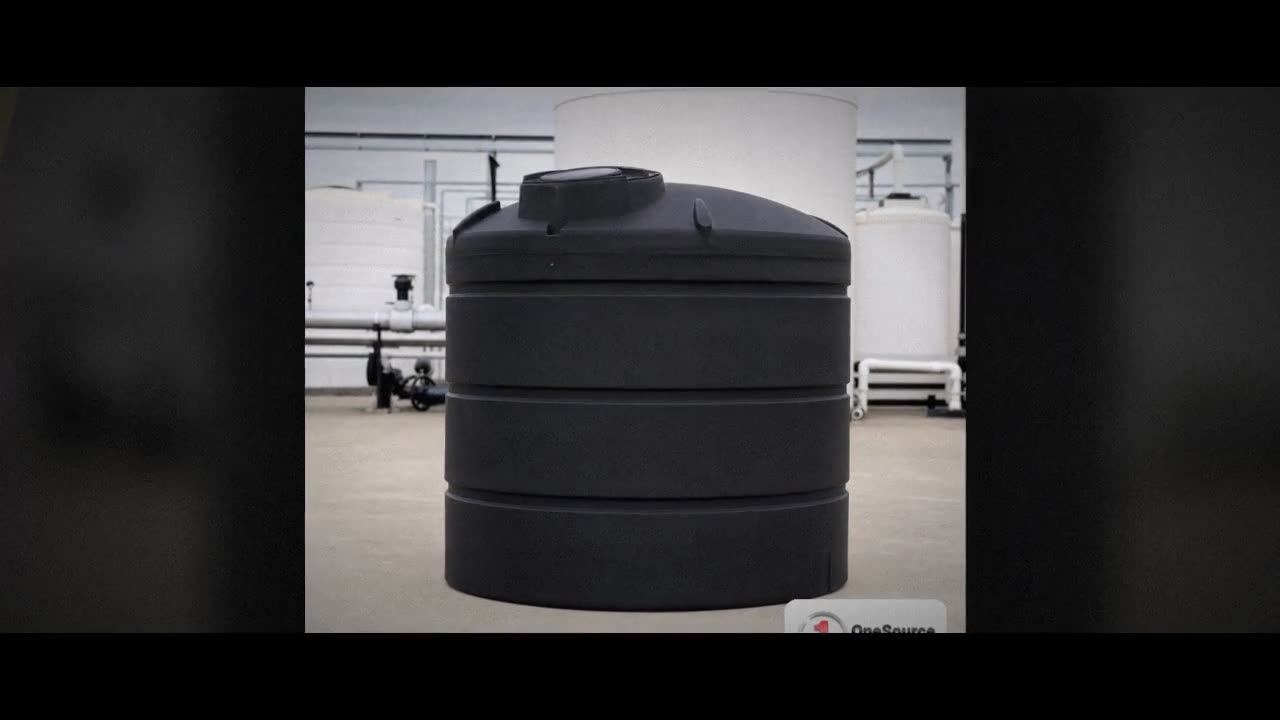 Norwesco 1000 Gallon Black Vertical Storage Tank video