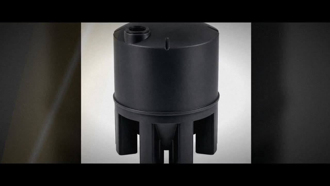 2500 Gallon 30 Degree HDPE Cone Bottom Tank with Poly Stand in Blue video