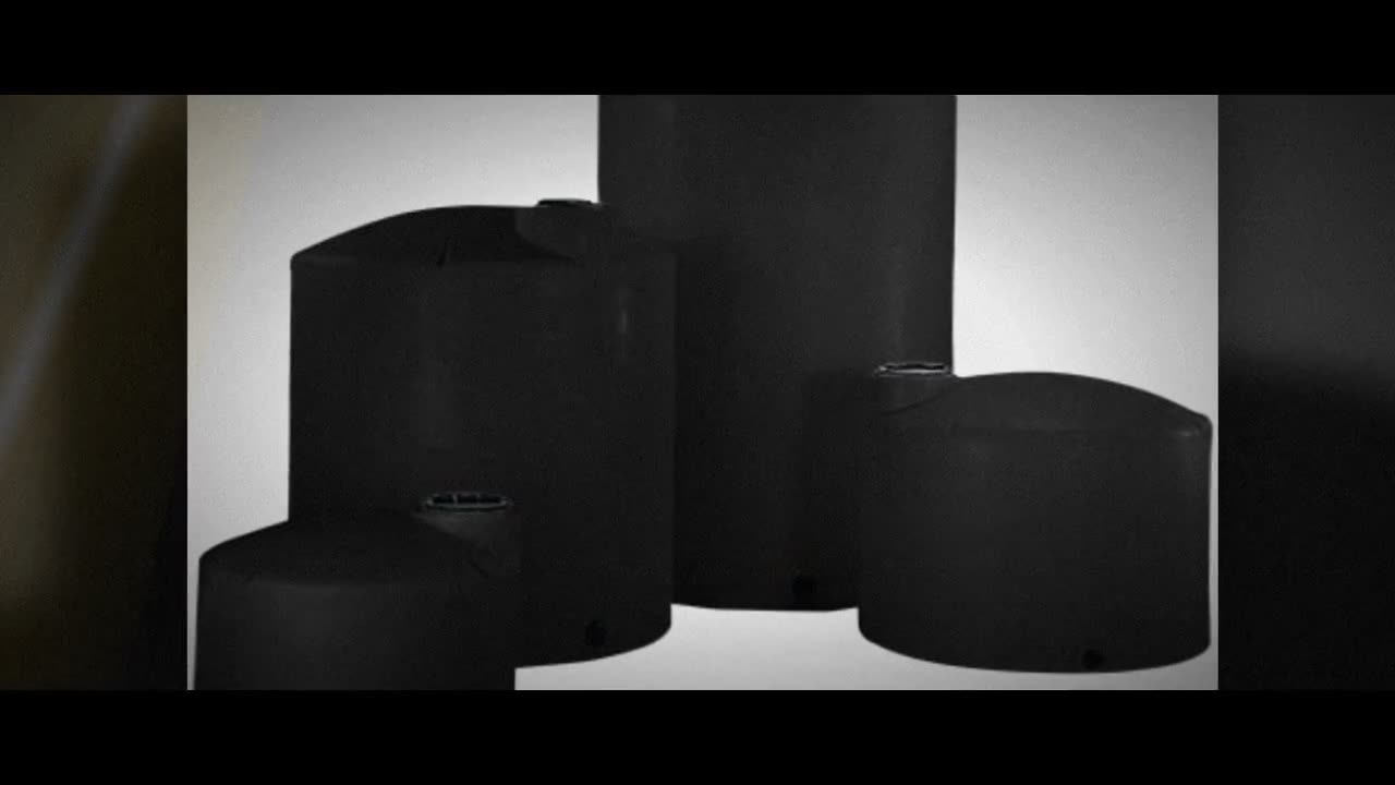 Norwesco 165 Gallon Black Vertical Storage Tank video
