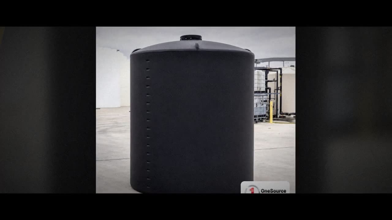 Norwesco 6100 Gallon Black Vertical Storage Tank video