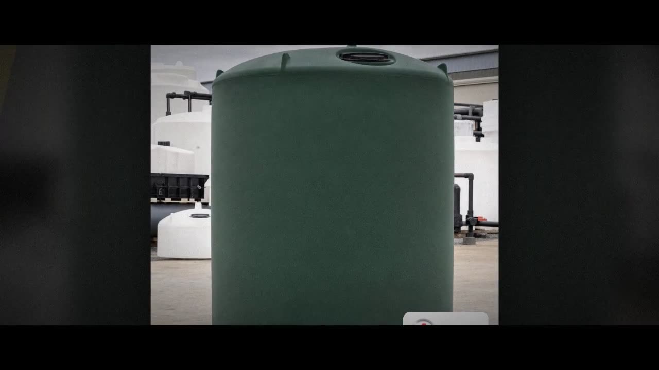 Norwesco 5000 Gallon Dark Green Vertical Water Storage Tank video