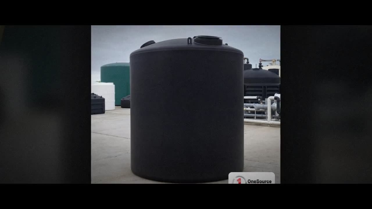 Norwesco 12000 Gallon Black Vertical Storage Tank video