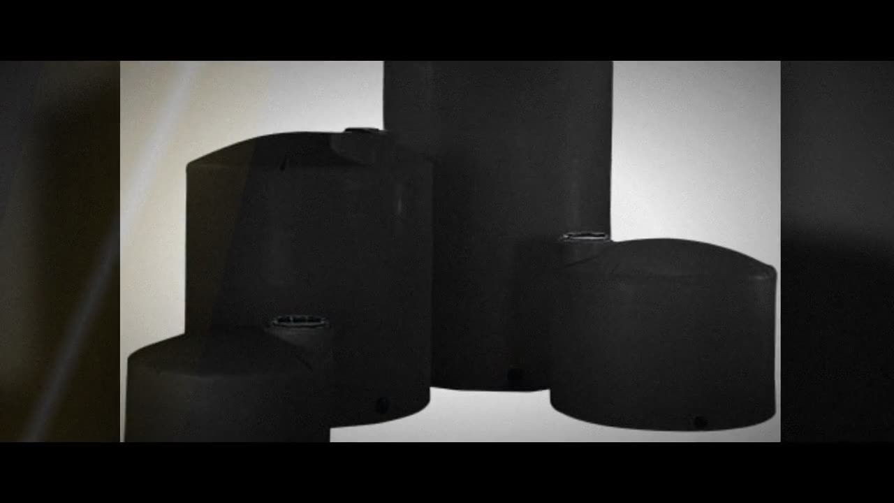 Norwesco 6100 Gallon Black Heavy Duty Vertical Storage Tank video