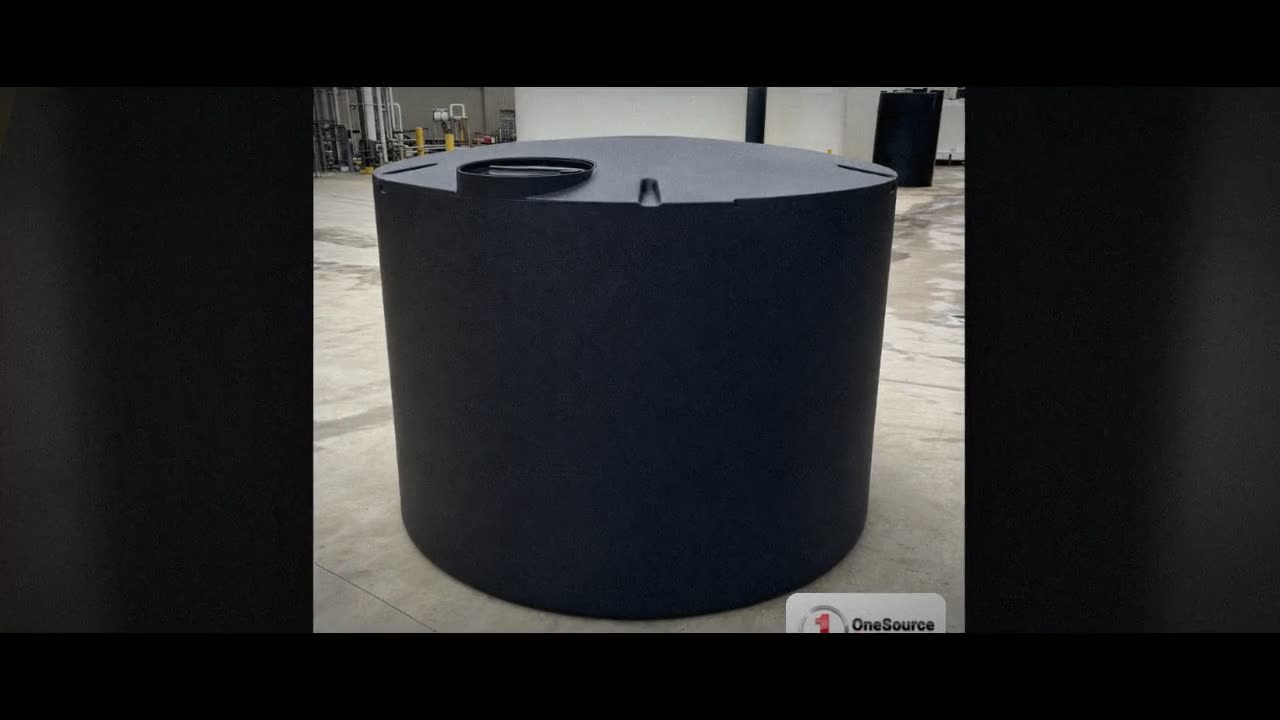 Norwesco 5000 Gallon Black Vertical Storage Tank video