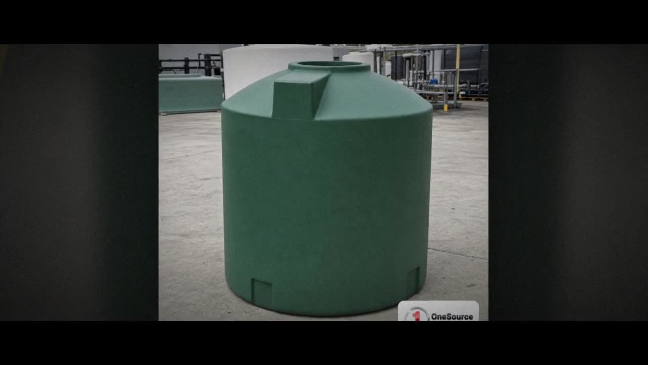 Norwesco 305 Gallon Green (California Only) Vertical Water Storage Tan video