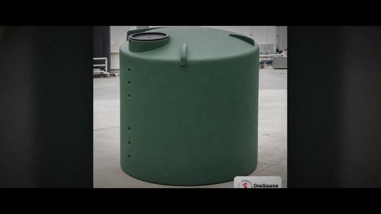 Norwesco 550 Gallon Green (California Only) Vertical Water Storage Tan video