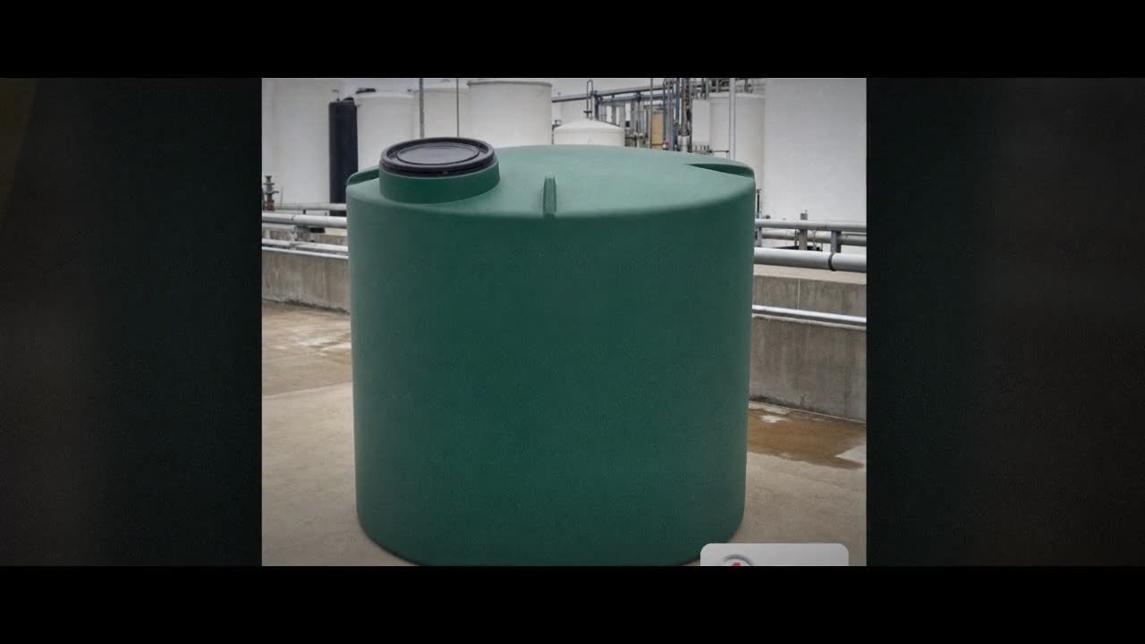 Norwesco 1550 Gallon Green (California Only) Vertical Water Storage Ta video