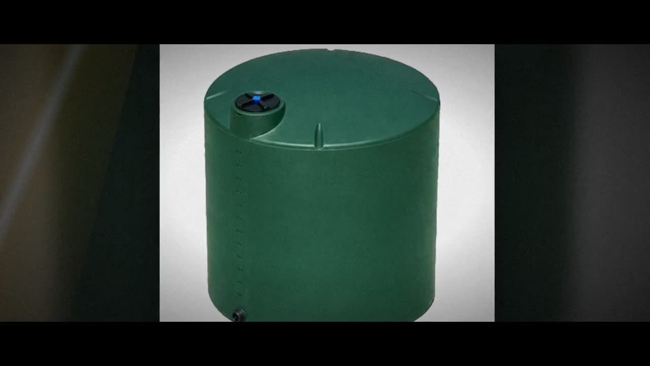 Norwesco 2500 Gallon Green (California Only) Vertical Water Storage Ta video