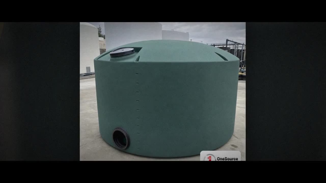 Norwesco 5000 Gallon Green (California Only) Vertical Water Storage Ta video