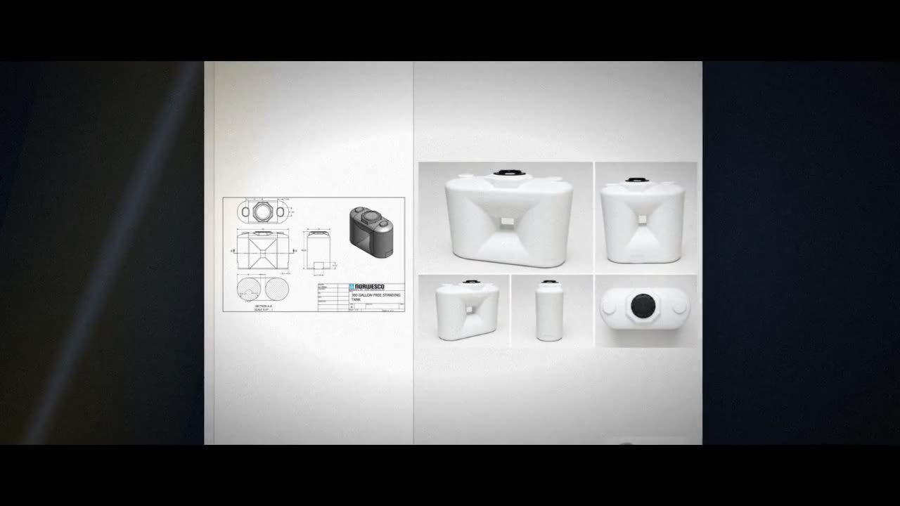 Norwesco 300 Gallon Doorway Tank video