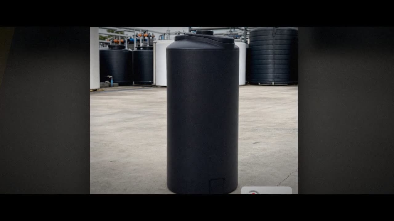 Norwesco 50 Gallon Black Vertical Storage Tank video
