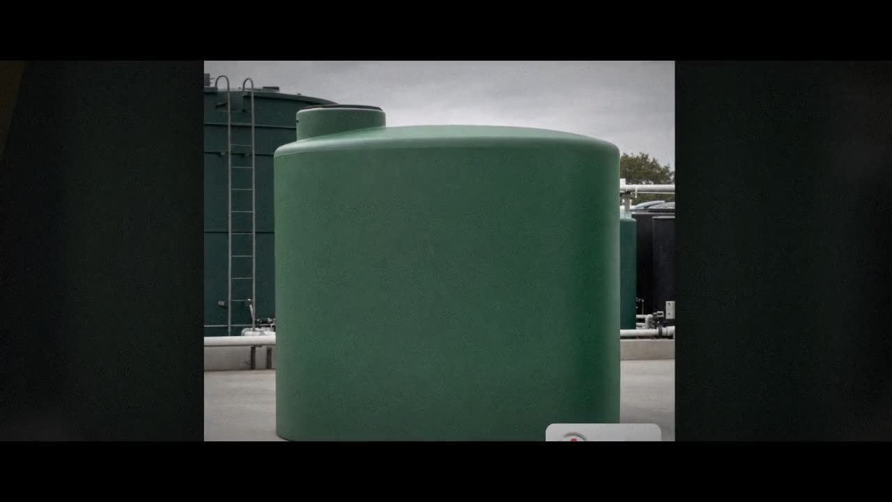 Norwesco 2500 Gallon Green (California Only) Vertical Water Storage Ta video
