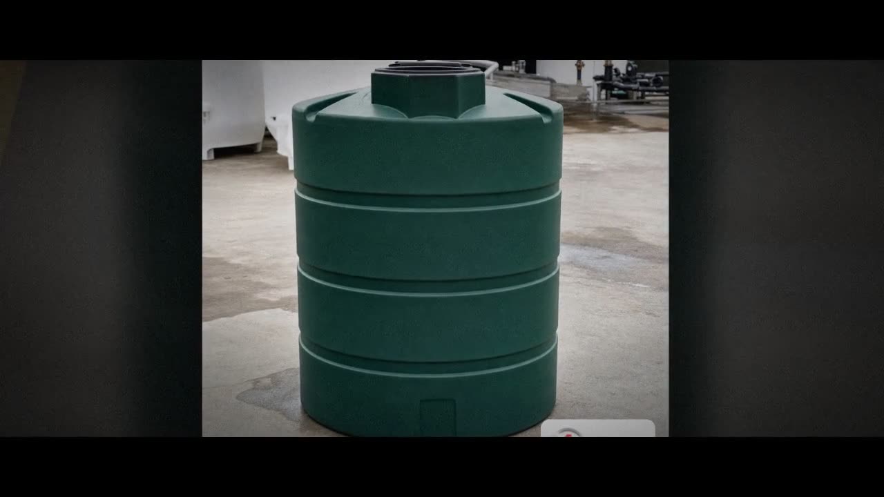 Norwesco 500 Gallon Green (California Only) Vertical Water Storage Tan video