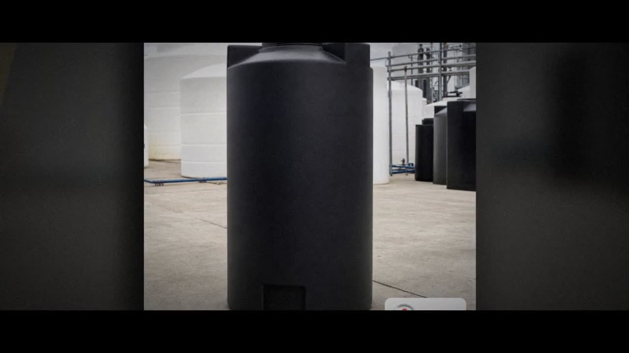 Norwesco 75 Gallon Black Vertical Storage Tank video