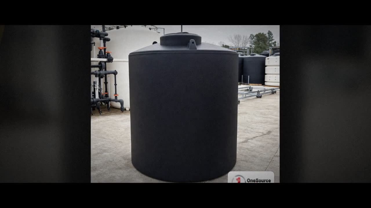 Norwesco 15000 Gallon Black Heavy Duty Vertical Storage Tank video