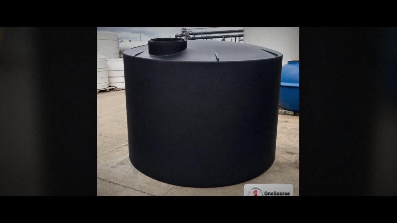 Norwesco 5000 Gallon Black Heavy Duty Vertical Storage Tank video