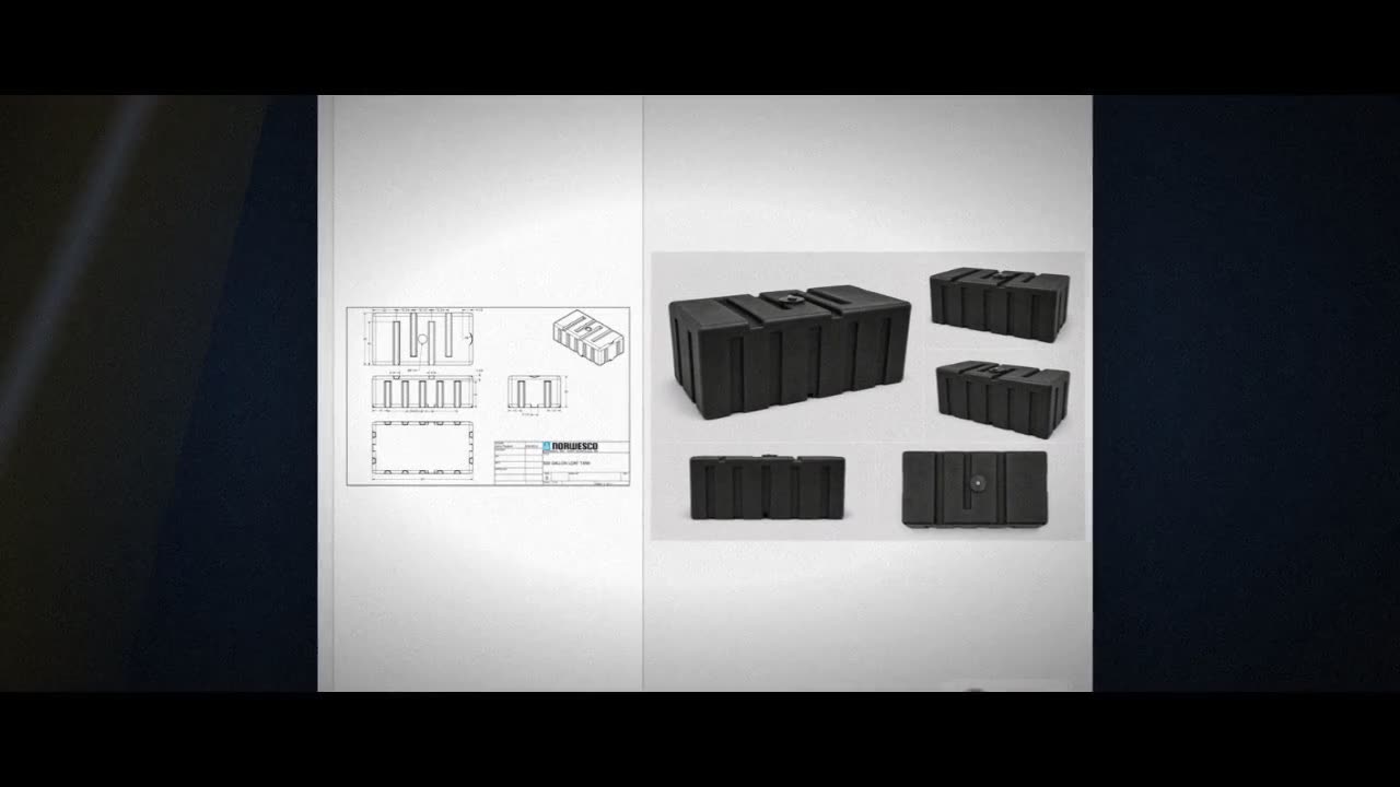 Norwesco 500 Gallon Black Loaf Tank video