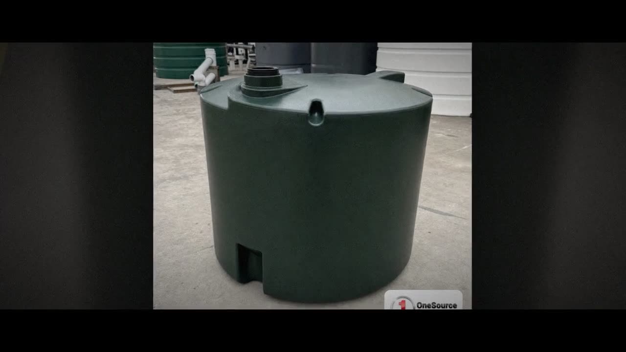 Norwesco 120 Gallon Dark Green Vertical Water Storage Tank video