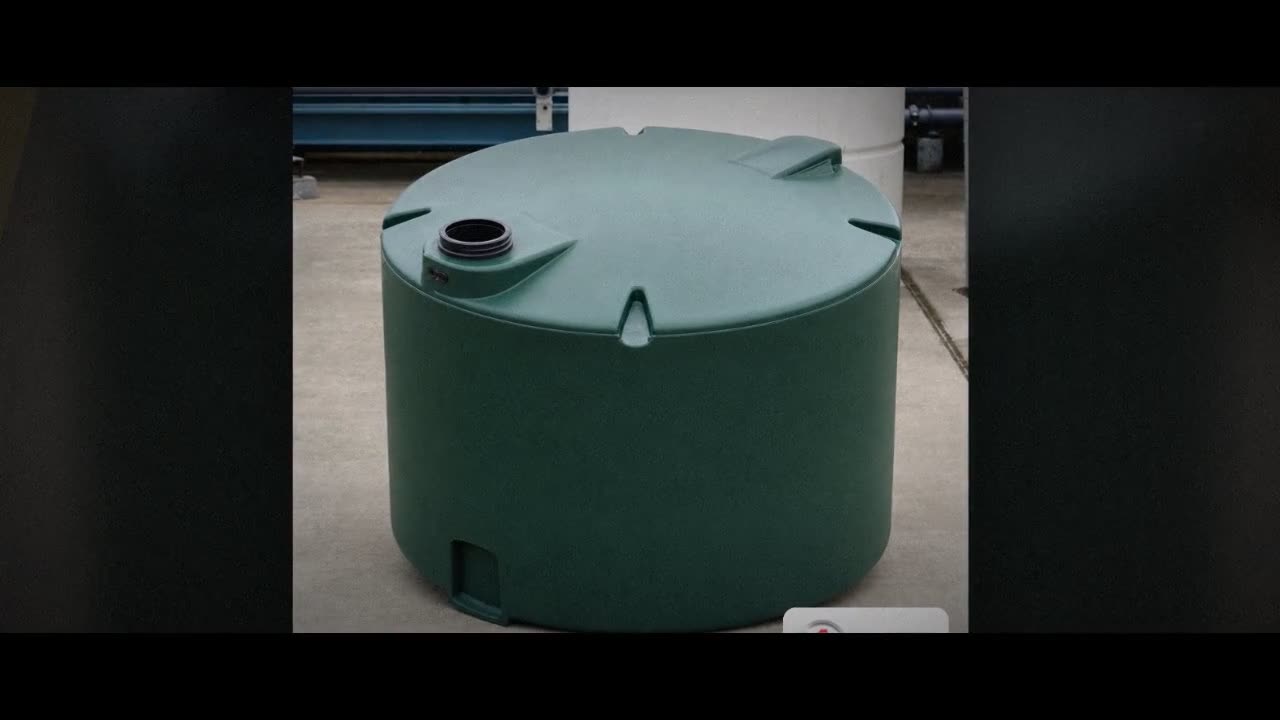 Norwesco 120 Gallon Green (California Only) Vertical Water Storage Tan video