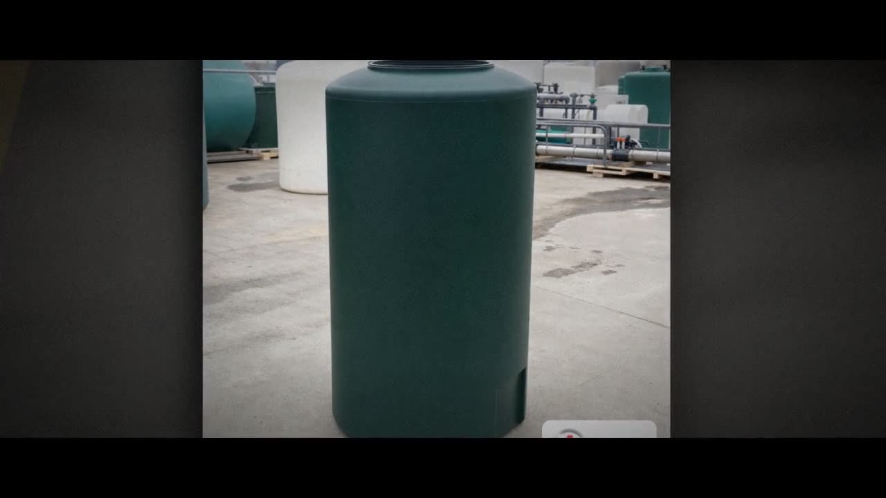 Norwesco 165 Gallon Dark Green Vertical Water Storage Tank video