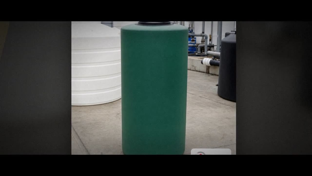 Norwesco 165 Gallon Green (California Only) Vertical Water Storage Tan video