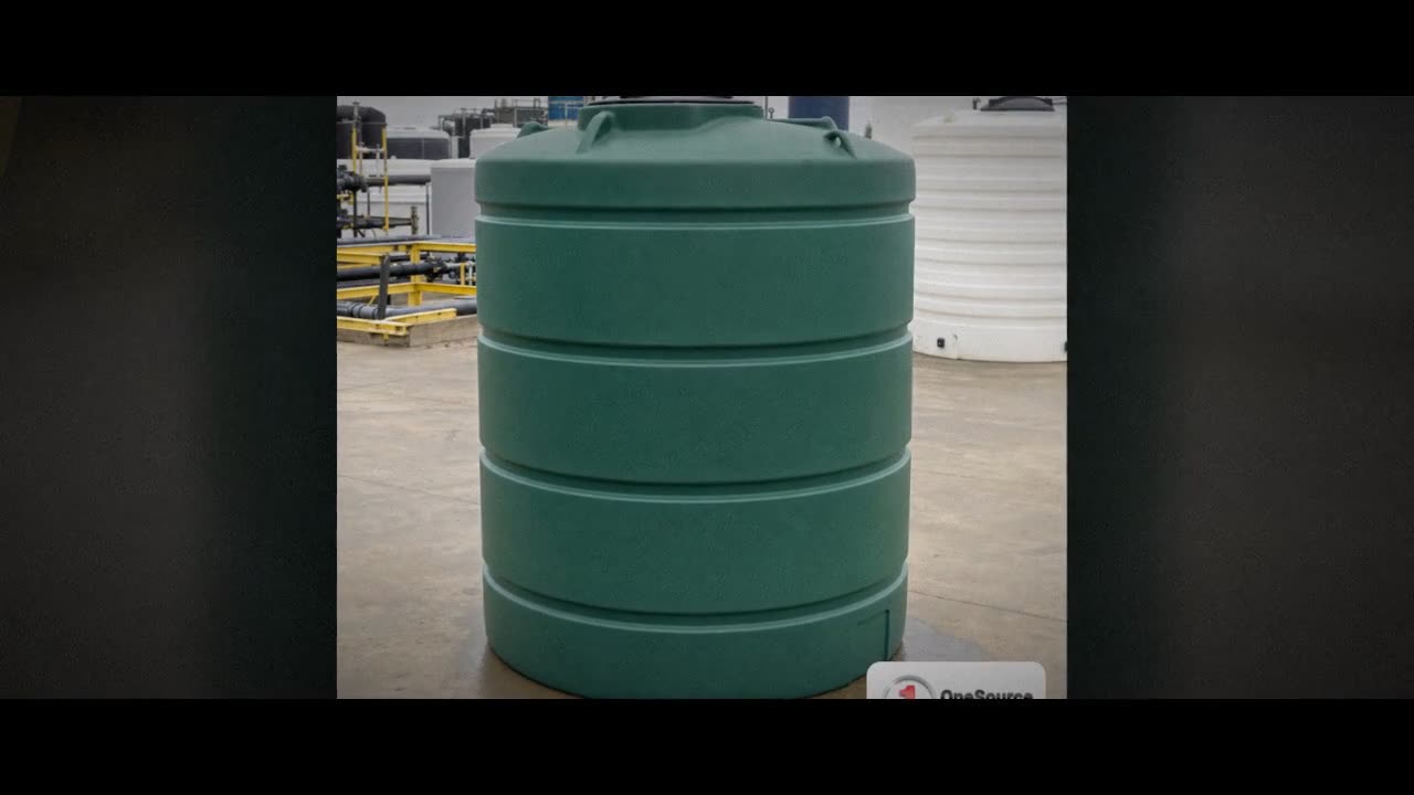 Norwesco 1000 Gallon Green (California Only) Vertical Water Storage Ta video
