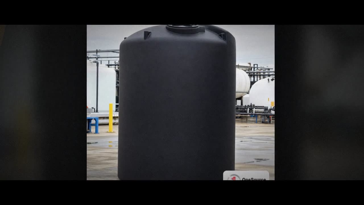 Norwesco 15500 Gallon Black Heavy Duty Vertical Storage Tank video