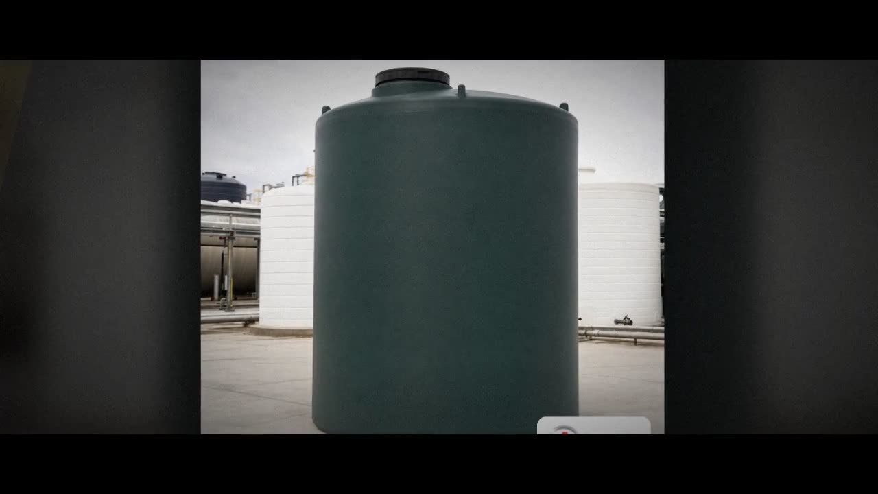 Norwesco 11000 Gallon Dark Green Vertical Water Storage Tank video