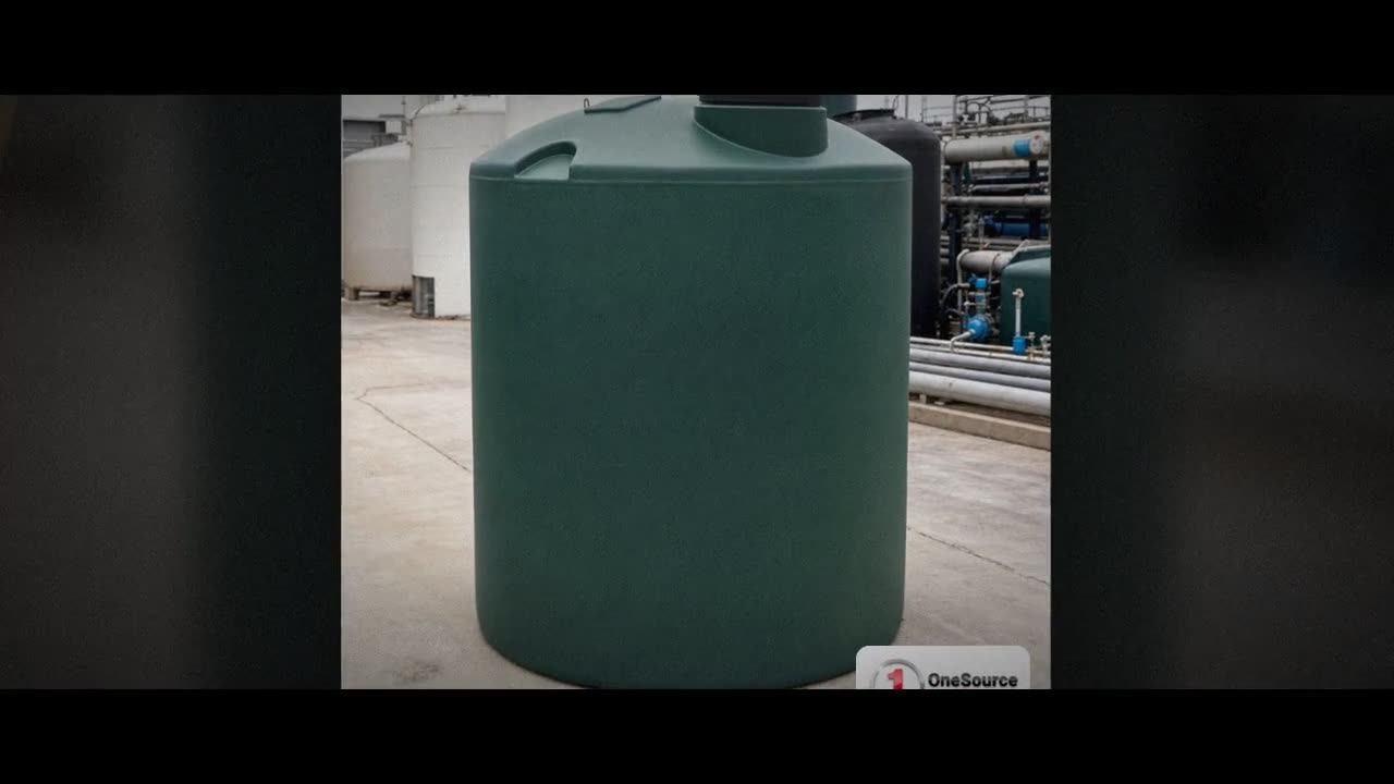 Norwesco 2000 Gallon Dark Green Vertical Water Storage Tank video