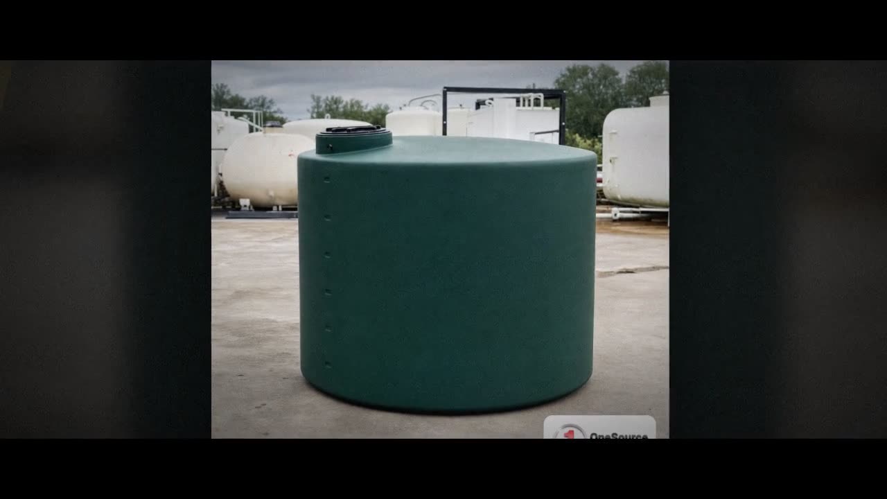 Norwesco 2500 Gallon Dark Green Vertical Water Storage Tank video