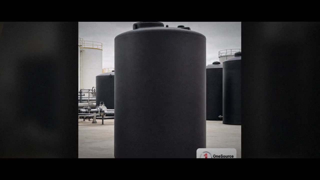 Norwesco 20000 Gallon Black Vertical Storage Tank video