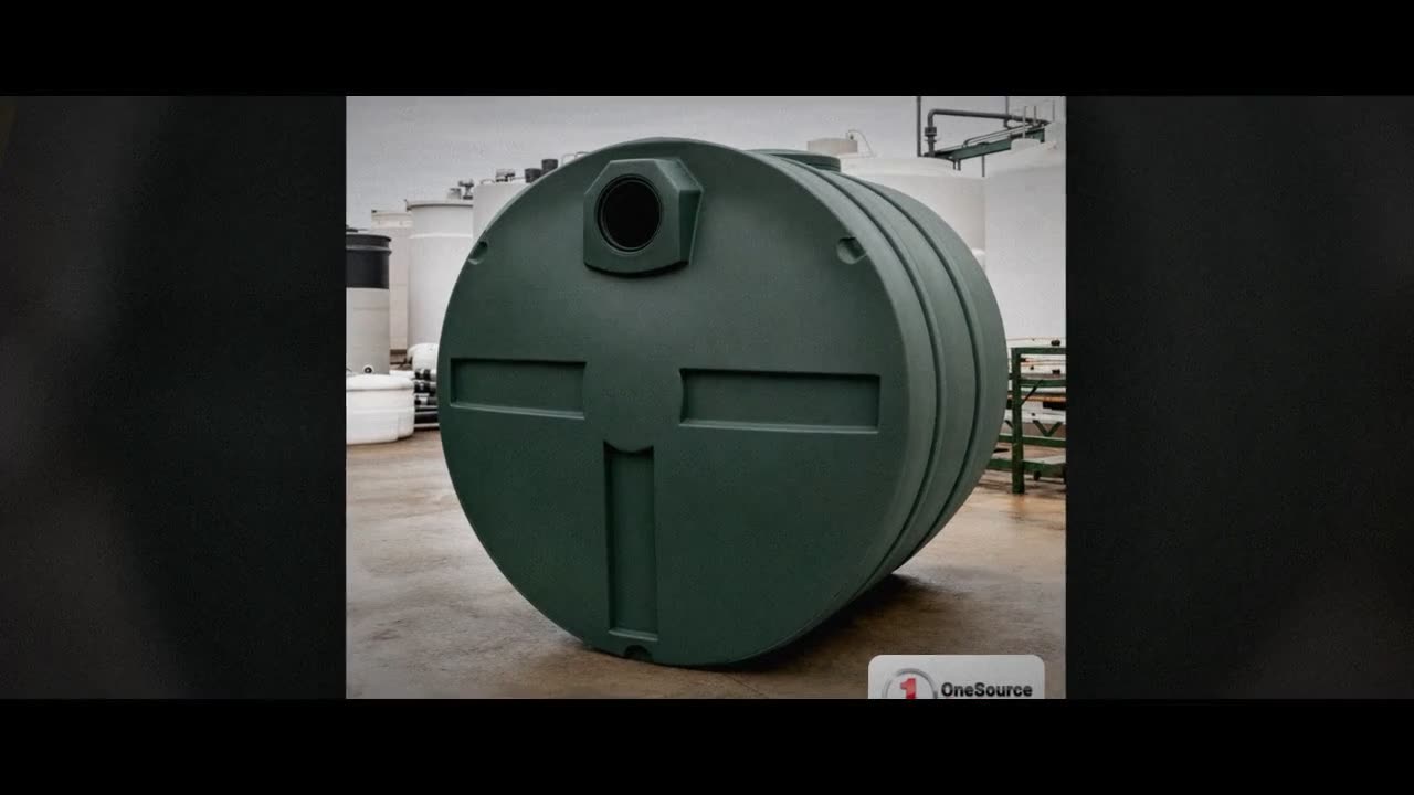 Norwesco 2450 Gallon Dark Green Vertical Water Storage Tank video