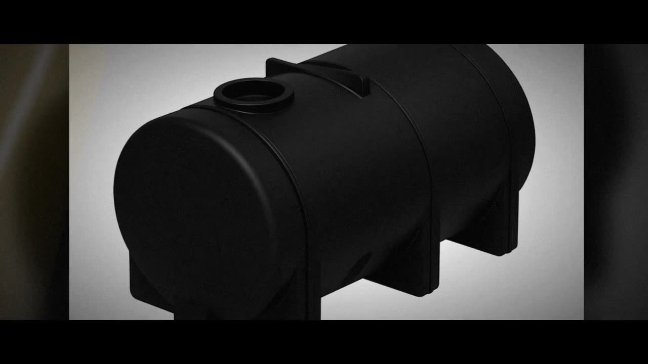 Norwesco 2650 Gallon Black Elliptical Leg Tank video