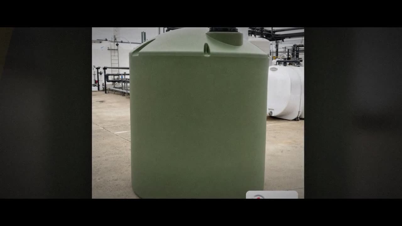 Norwesco 3000 Gallon Dark Green Vertical Water Storage Tank video