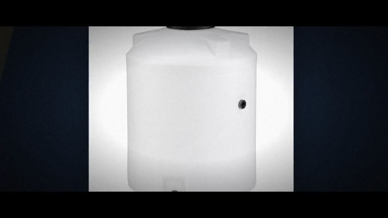 420 Gallon Plastic Vertical Rainwater Harvesting Tank video