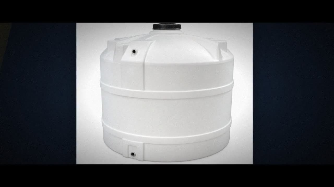 5000 Gallon Plastic Vertical Water Storage Tank in Mocha video