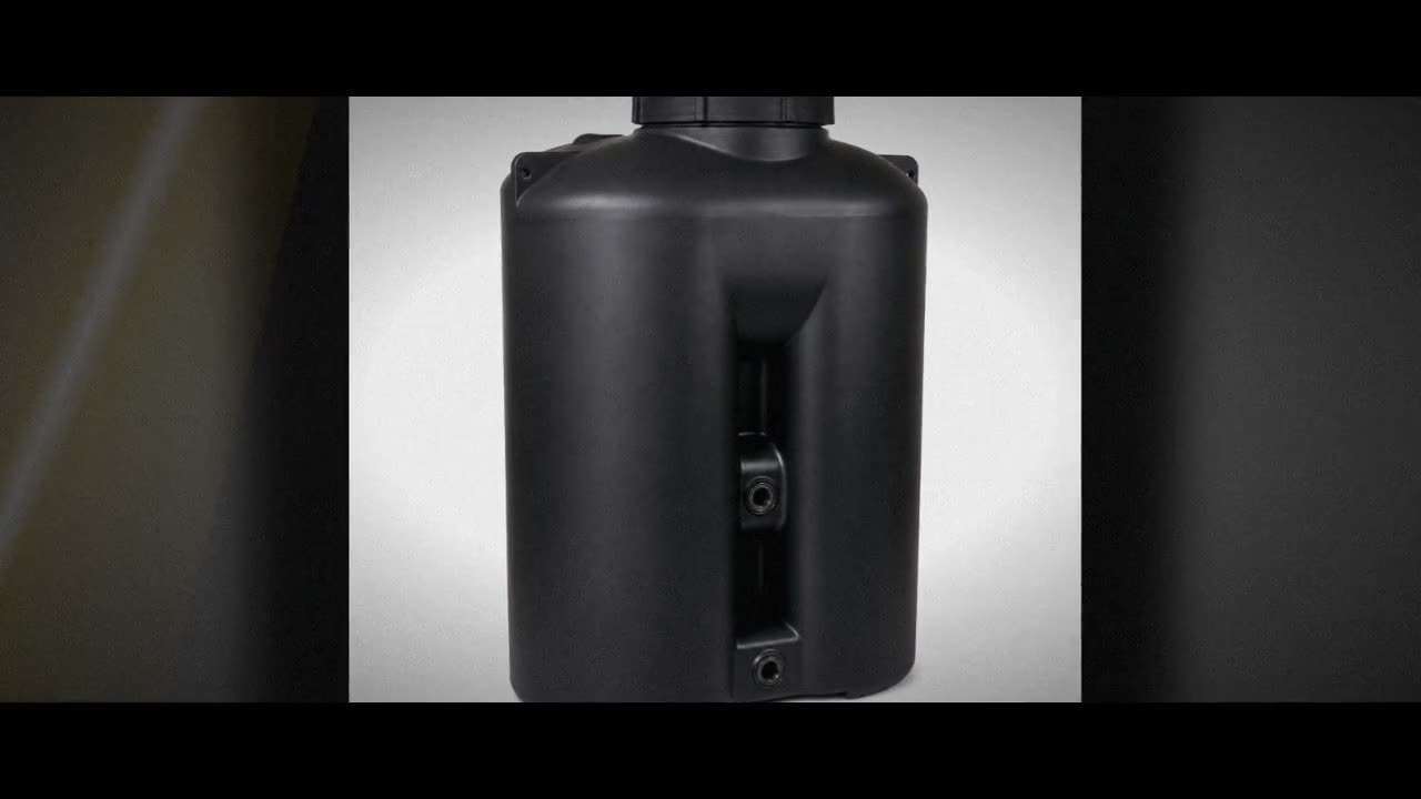 265 Gallon Plastic Vertical Water Storage Tank with Slimline Design in video