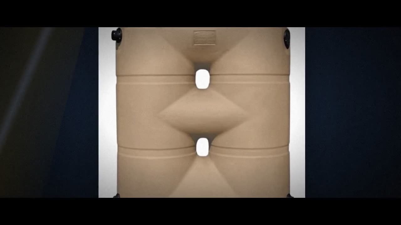 Bushman 265 Gallon Mocha Slimline Rainwater Storage Tank video