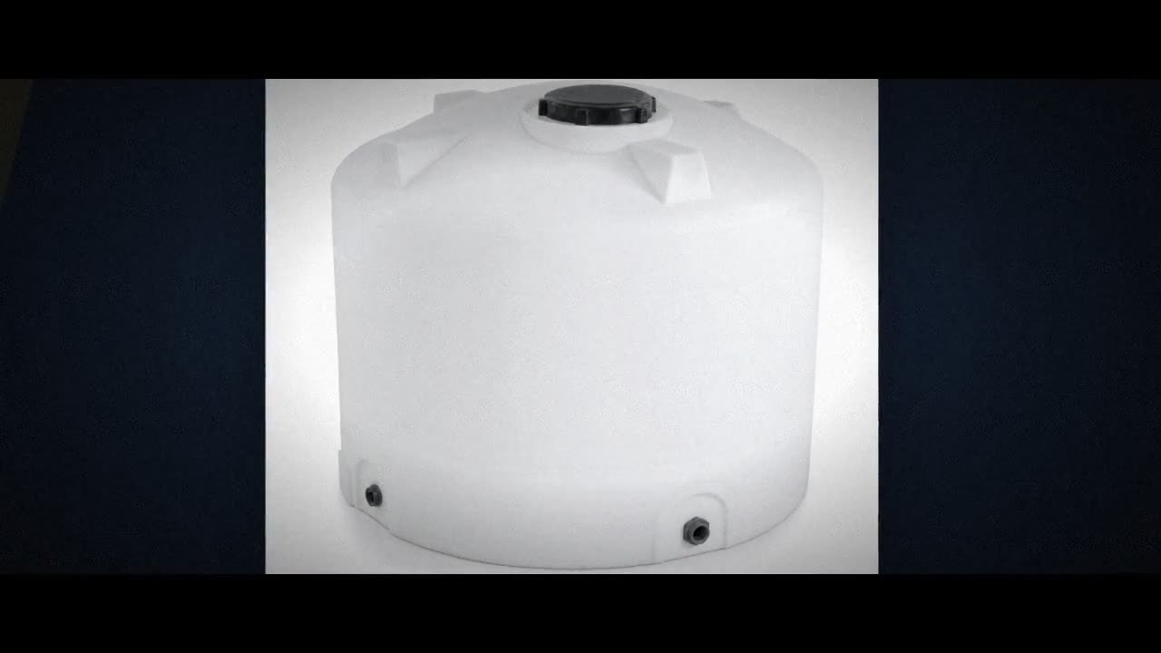5050 Gallon Plastic Vertical Water Storage Tank in Green video