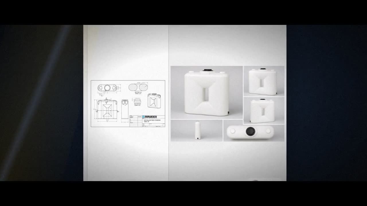Norwesco 150 Gallon Doorway Water Tank video