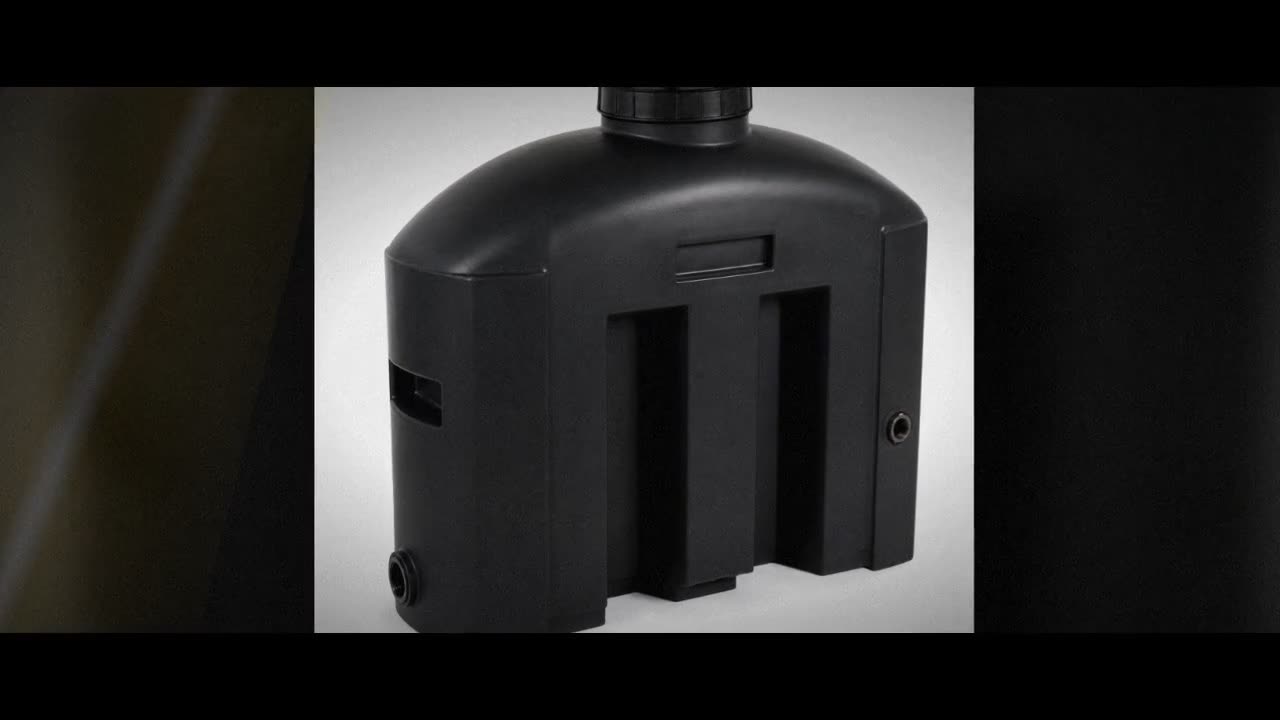 130 Gallon Plastic Vertical Water Storage Tank with Slimline Design in video