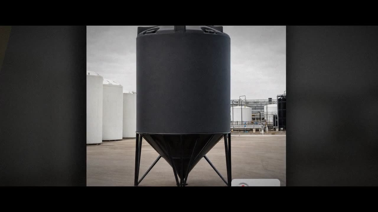 Snyder Industries 1000 Gallon Heavy Duty Cone Bottom Tank video