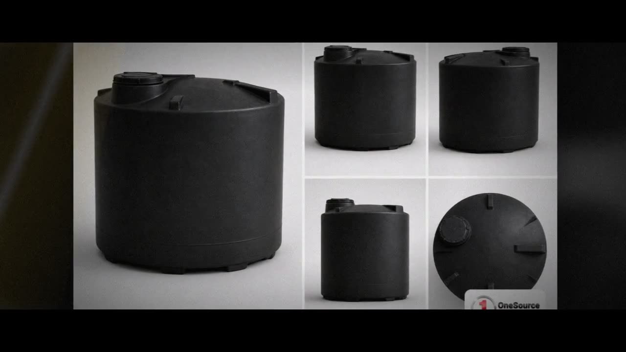 Snyder Industries 2000 Gallon Black Vertical Storage Tank video