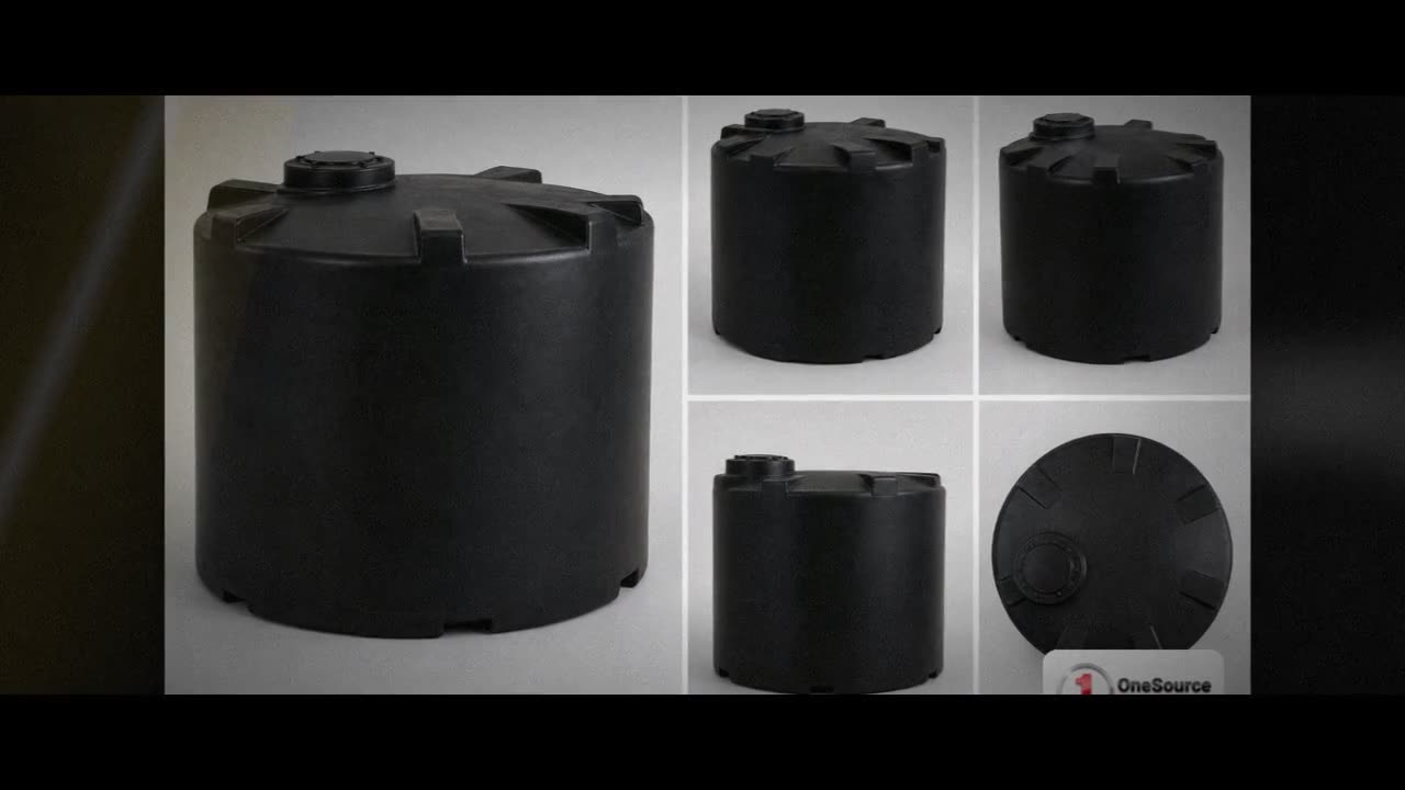 Snyder Industries 2000 Gallon ASTM 1.35 SG Black Vertical Storage Tank video