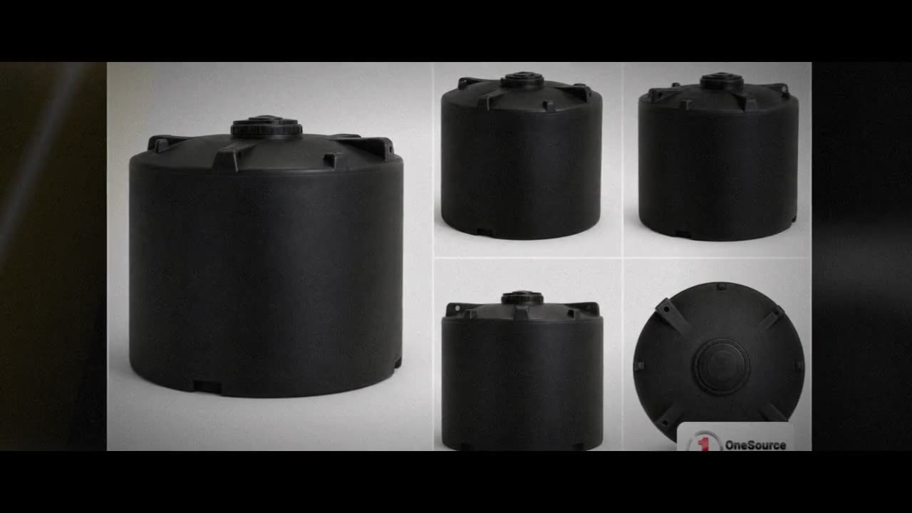 Snyder Industries 2000 Gallon ASTM XLPE Black Vertical Storage Tank video