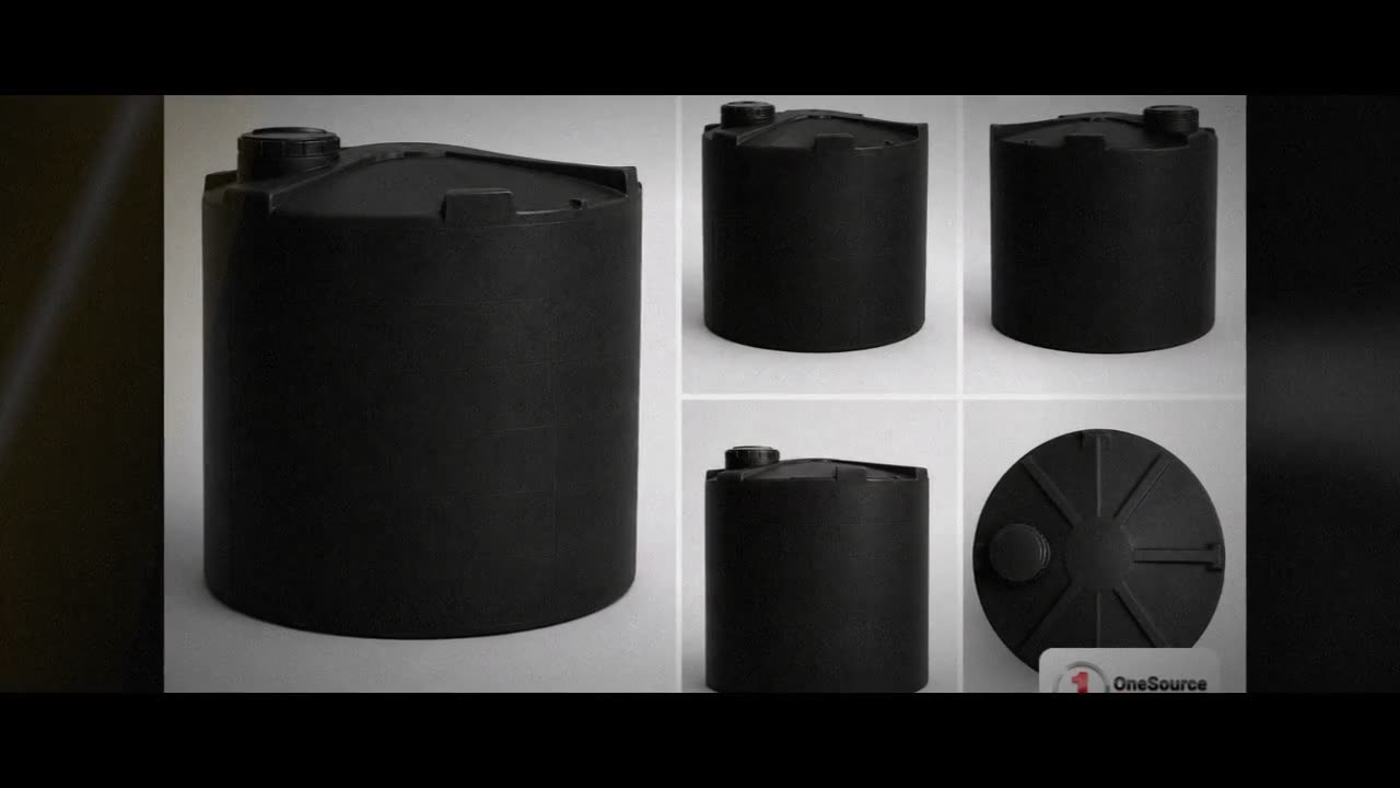 Snyder Industries 2000 Gallon ASTM Black Vertical Storage Tank video