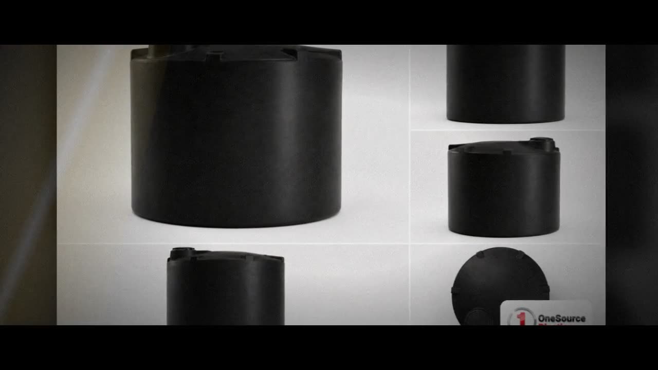 Snyder Industries 2000 Gallon ASTM Black Heavy Duty Vertical Storage T video