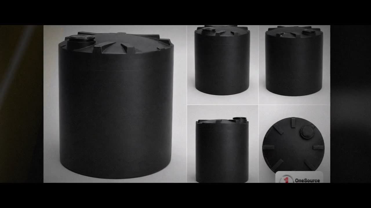 Snyder Industries 2000 Gallon Black Heavy Duty Vertical Storage Tank video